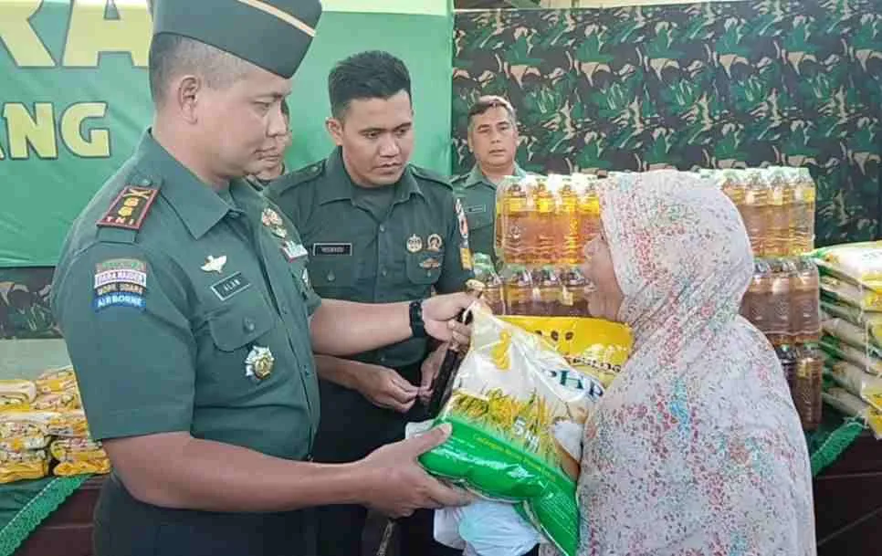Kodim 0736/Batang Gelar Pasar Murah Sediakan 400 Paket Sembako dan 200 Kilogram Telur