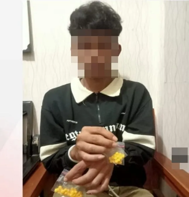 Satresnarkoba Polres Pekalongan Berhasil Menangkap Pengedar Obat Terlarang Jenis Hexymer
