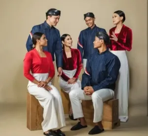 Baju Seragam Defile Kontingen Indonesia Pada Upacara Olimpiade Paris Karya Desainer Didit Hediprasetyo