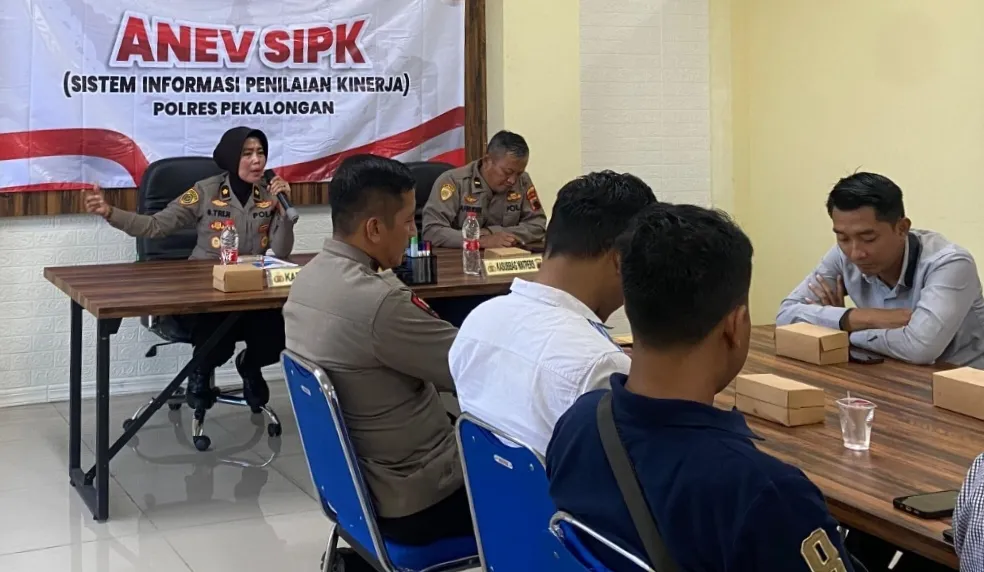 BAG SDM Polres Pekalongan Laksanakan Anev Aplikasi SIPP 2.0 dan SIPK T.A. 2024