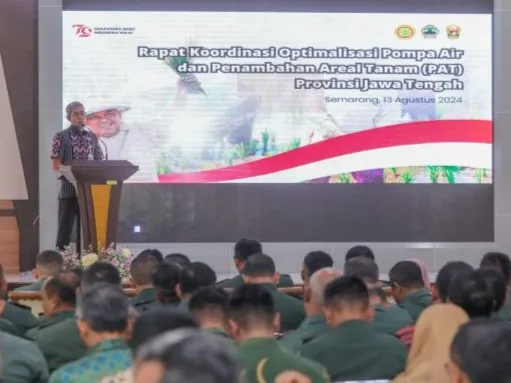 Genjot Porduktivitas Padi di Jateng, Kementan Alokasikan 4.348 Unit Pompanisasi