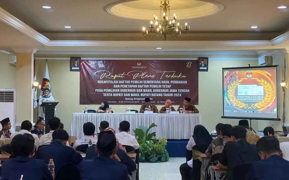 KPU Batang Tetapkan DPT untuk Pilkada Serentak Sebanyak 620.695