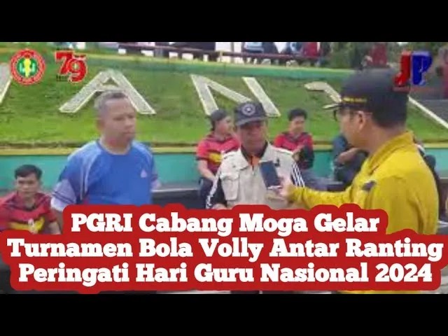 PGRI Cabang Moga Gelar Turnamen Bola Volly Antar Ranting Peringati Hari Guru Nasional 2024
