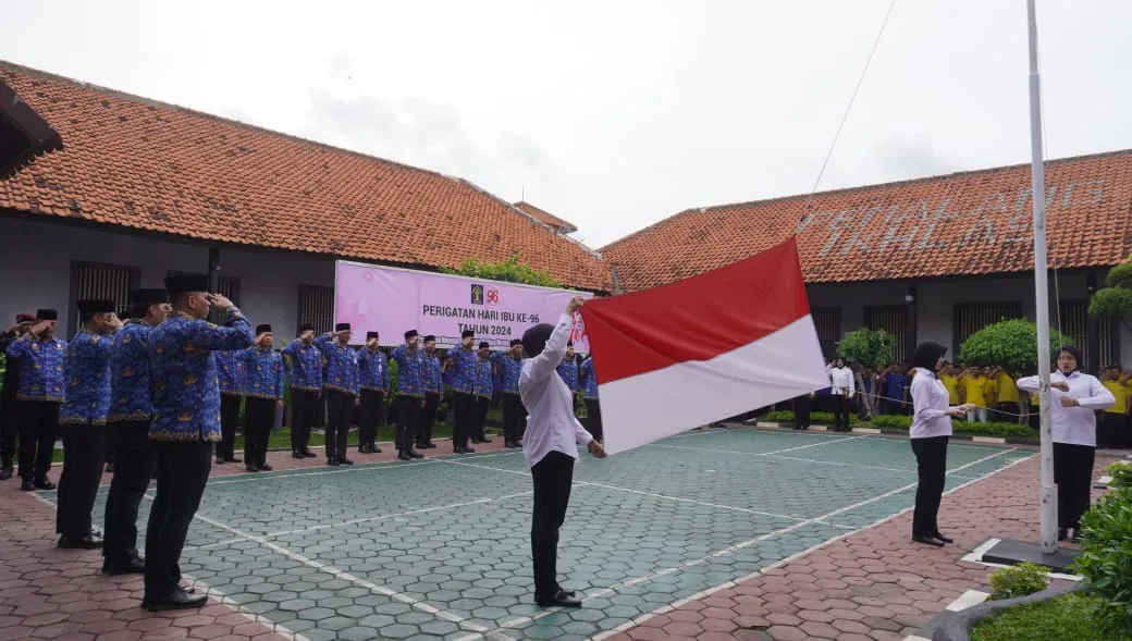 Hari Ibu Ke-96, WBP dan Petugas Rutan Pemalang Laksanakan Upacara