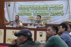 Konferensi Pers Akhir Tahun 2024 Polres Pekalongan, Gangguan Kamtibmas Turun