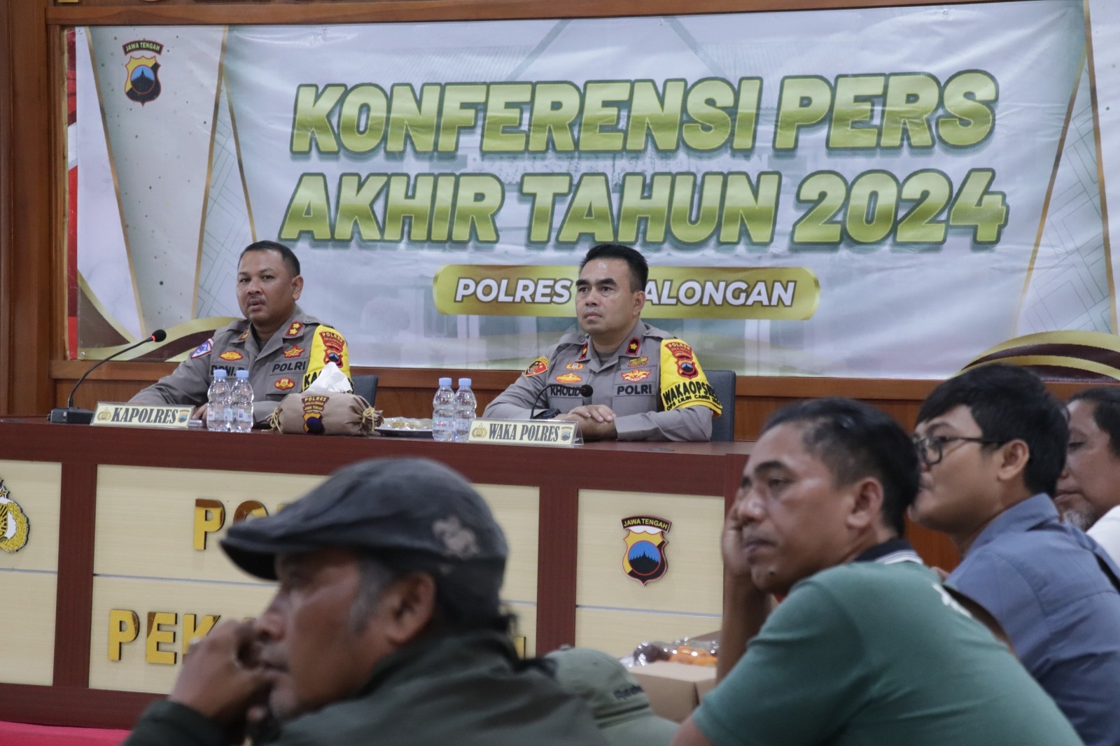 Konferensi Pers Akhir Tahun 2024 Polres Pekalongan, Gangguan Kamtibmas Turun