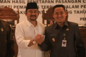 KPU Pemalang Umumkan Penetapan Anom Widyantoro-Nurkholes Sebagai Pasangan Bupati dan Wakil Bupati Pemalang Terpilih Hasil Pilkada 2024