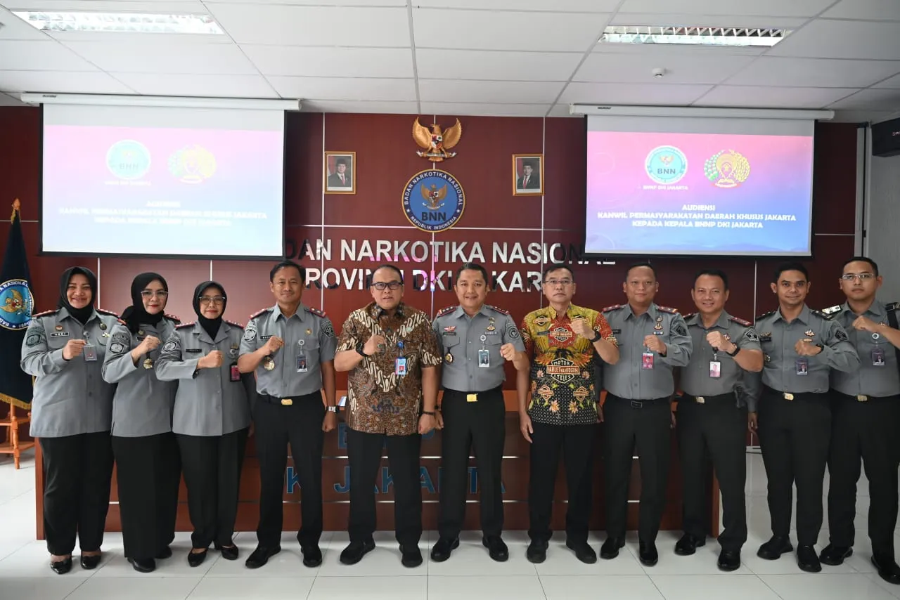 Lapas Cipinang Perkuat Sinergi dalam Audiensi ke BNNP Jakarta untuk Dukung P4GN