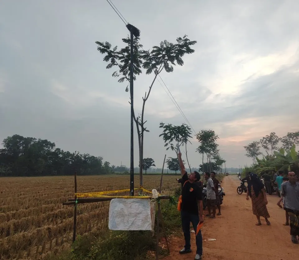 Bocah 10 Tahun di Pekalongan Meninggal Tersengat Listrik Tiang Penyangga Kabel Jaringan Internet