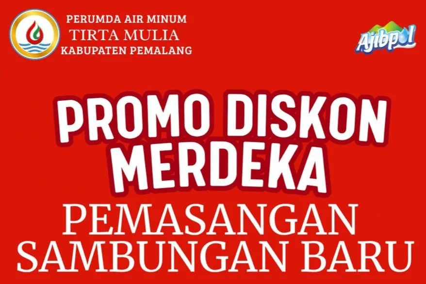 Sambut HUT RI ke-80 Perumda Tirta Mulia Hadirkan Promo Diskon Merdeka