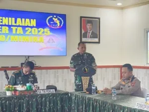 Wakili Kodam XVII Cenderawasih, Kodim 1710 Mimika Terima Tim Penilai Lomba Binter