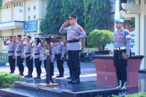 Kapolres Pekalongan Pimpin Upacara Hari Olahraga Nasional ke-42