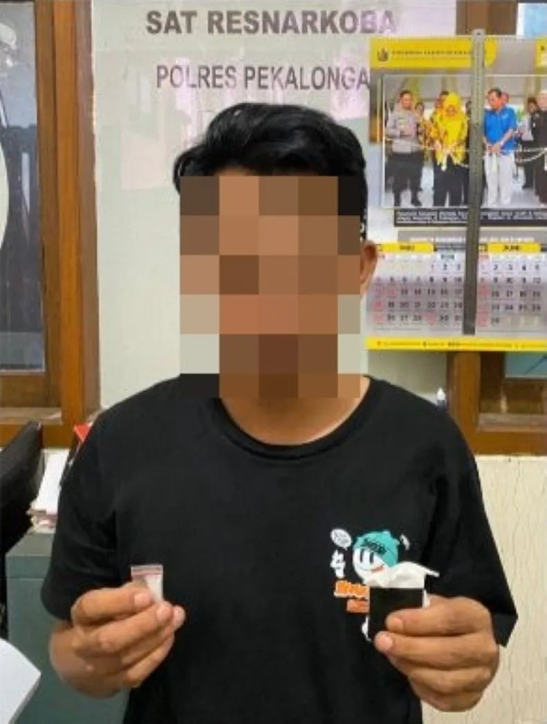 Pria Asal Sragi Pekalongan Dibekuk Polisi Gegara Bawa Sabu