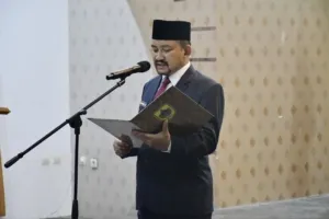Bupati Pemalang Anom Widiyantoro Lantik Pj Sekda