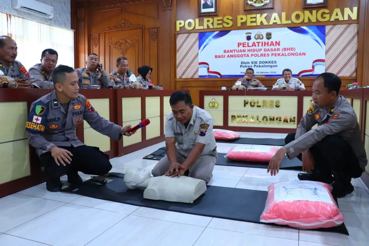 Darurat Bisa Terjadi Kapan Saja, Polres Pekalongan Bekali Anggota dengan BHD