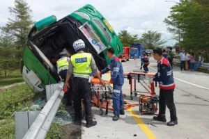 Polisi Masih Menyelidiki Penyebab Kecelakaan Bis Wisata di Pemalang