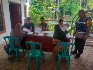 253 Sertifikat PTSL Diserahkan ke Warga Kayugeritan, Polsek Karanganyar Lakukan Monitoring Ketat