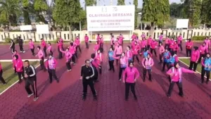 Lomba Senam Kreasi dan Olahraga Bersama, Meriahkan Peringatan Hari Kesatuan Gerak Bhayangkari Ke-73