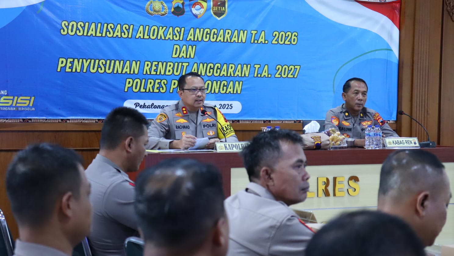 Polres Pekalongan Matangkan Anggaran 2026: Kapolres Minta Serapan Harus Tepat Sasaran