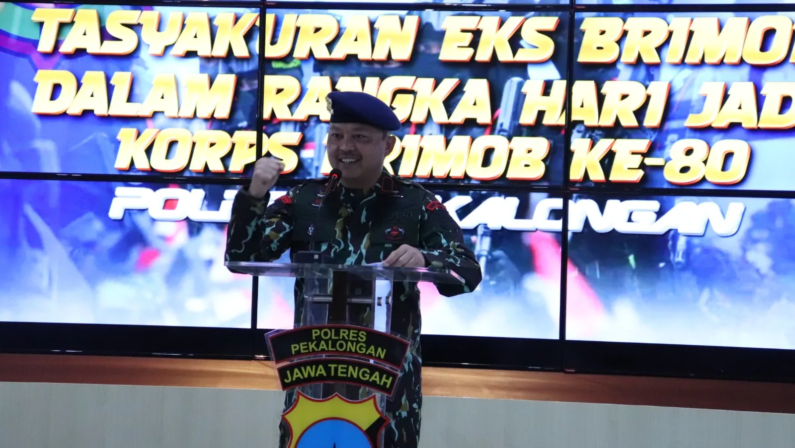 Eks Brimob Polres Pekalongan Gelar Tasyakuran HUT Brimob ke 80