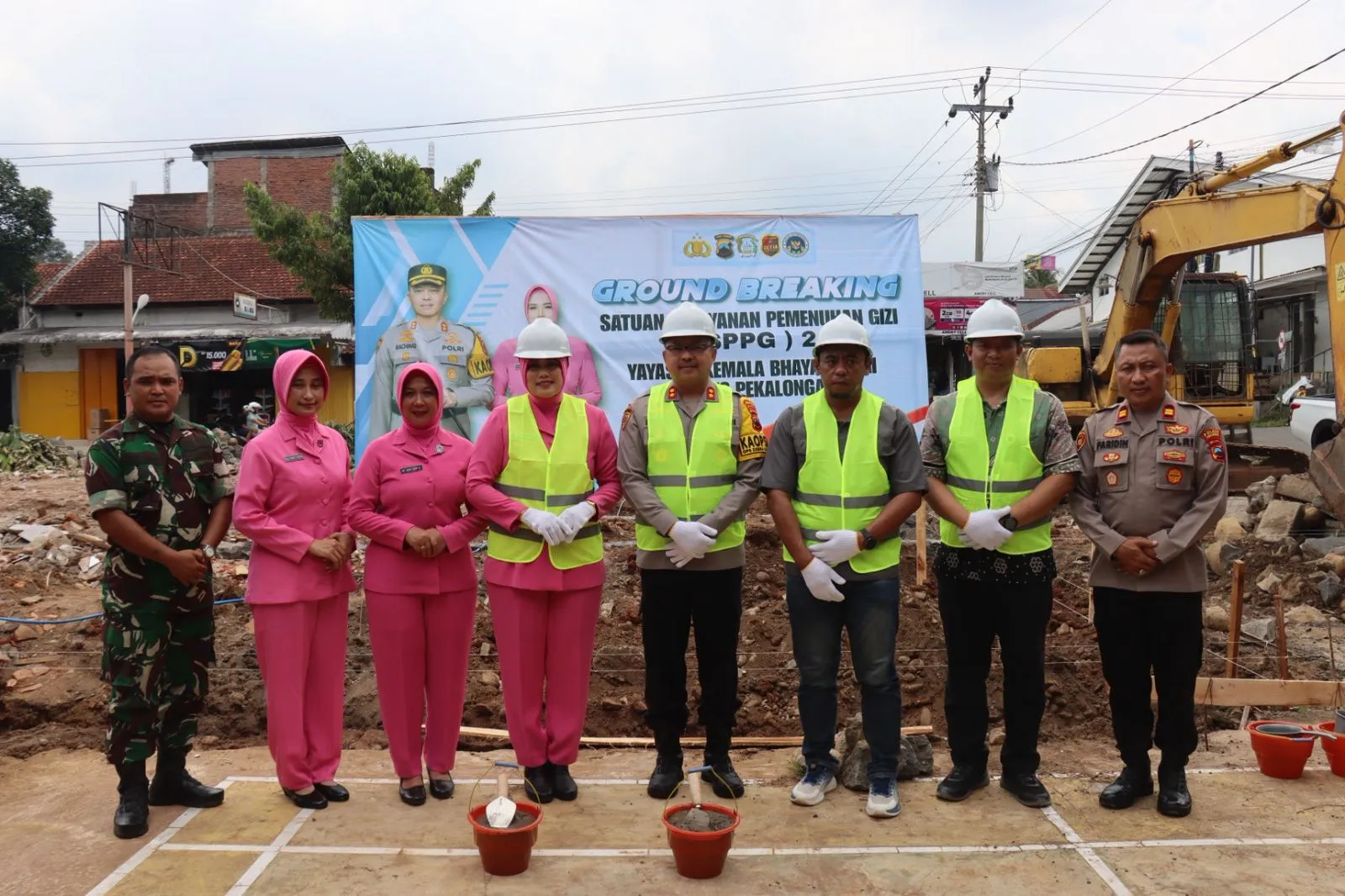 Polres Pekalongan Lakukan Ground Breaking Pembangunan SPPG 2 di Doro
