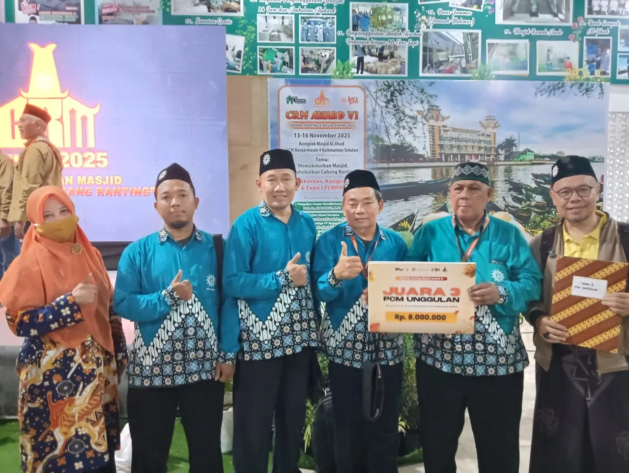 Dakwah Muhammadiyah Brebes Mendunia: Tiga Delegasi Raih Prestasi di CRM Award VI Banjarmasin