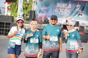 Lepas Lari 10 Ribu Kilometer, Bupati Anom:  Jangan Lelah Berlatih Karena Hidup Sehat Adalah Nomor Satu