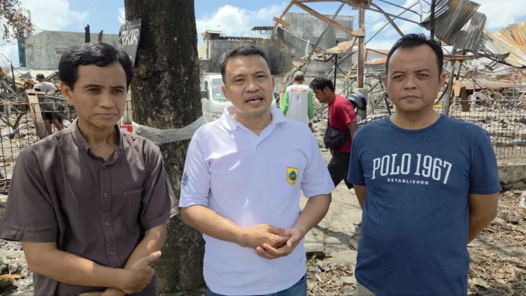 Korban Kebakaran Pasar Pagi Pemalang Akan Dibangunkan Lapak Darurat