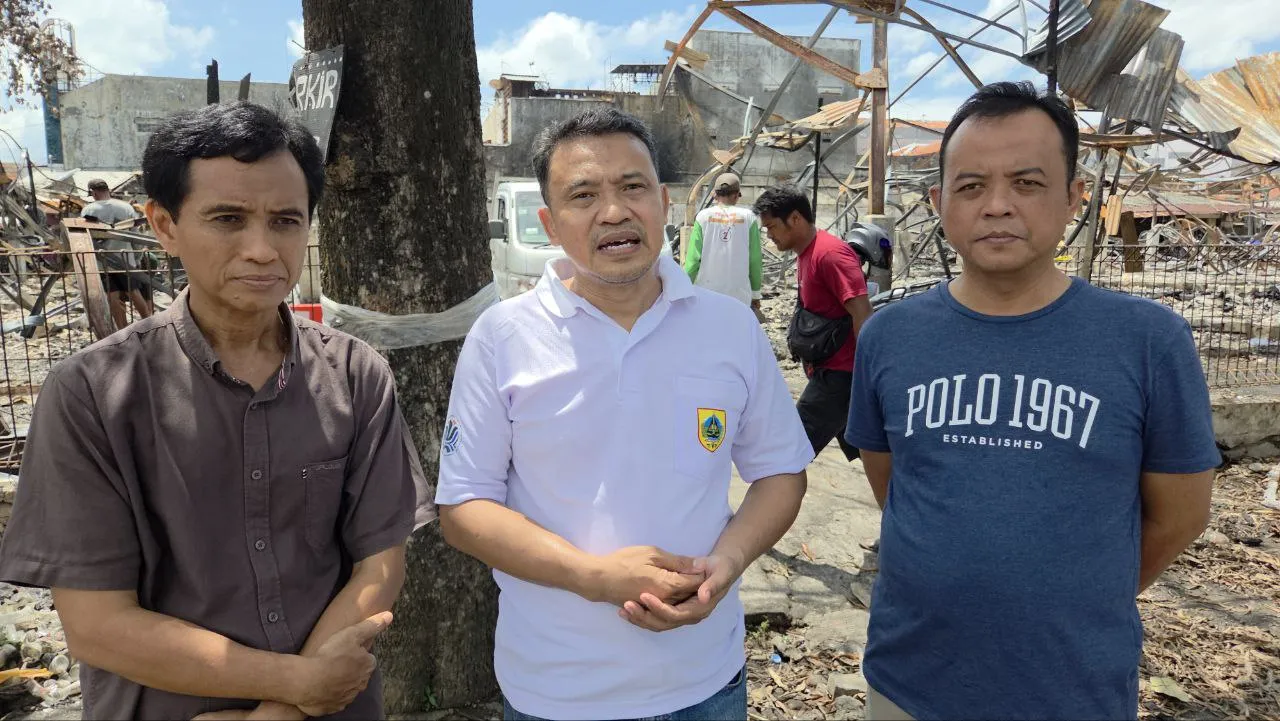 Korban Kebakaran Pasar Pagi Pemalang Akan Dibangunkan Lapak Darurat