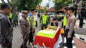 Apel Gelar Pasukan Kesiapan Pengamanan Tahun Baru Dihadiri Dandim Pemalang