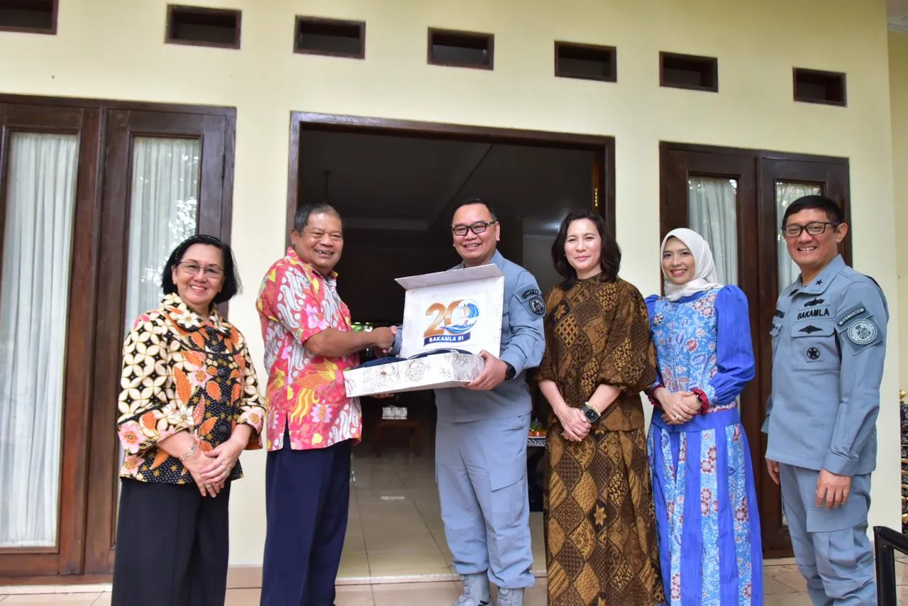 Dari Generasi ke Generasi, Kepala Bakamla RI Anjangsana Dalam Rangka HUT Bakamla RI