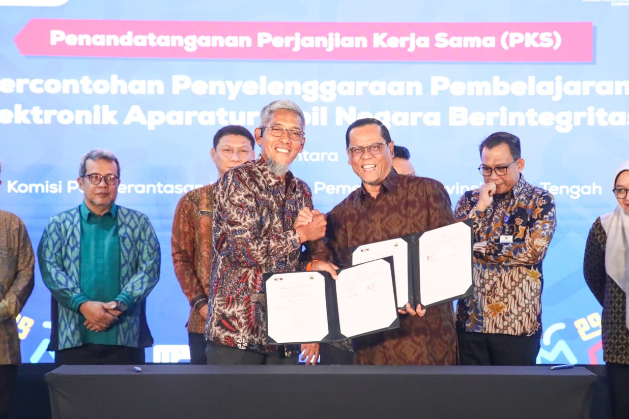 Pemprov Jateng Komitmen 52 Ribu ASN Terlibat dalam Pemanfaatan E- Learning Petty Corruption