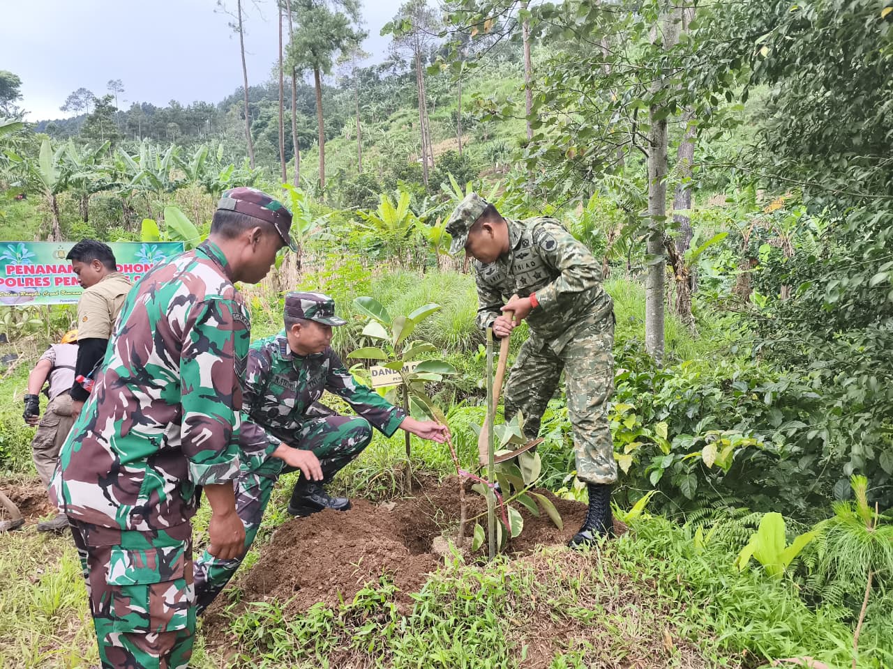 Gerakan Tanam Pohon di Lahan Kritis, Dihadiri Dandim Pemalang