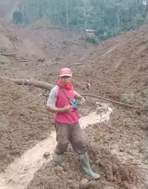 Dukuh Siranti Bongas Berduka, Dua Warganya Hilang Tertimbun Tanah Longsor