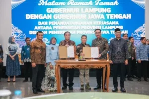 Pemprov Jateng Teken 11 Kerja Sama Lintas Sektor dengan Pemprov Lampung Senilai Rp 832,3 Miliar per Tahun