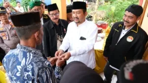 Bupati Anom Hadiri Santunan Rumah Layak Huni di Pelutan