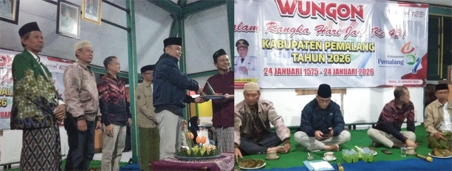 Kecamatan Moga Gelar Wungon Hari Jadi ke-451 Kabupaten Pemalang di Tengah Cuaca Ekstrem