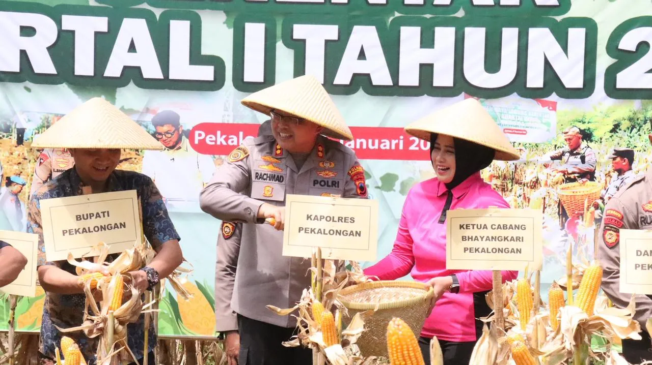 Target Swasembada Pangan 2026, Polres Pekalongan Fokus Tingkatkan Produksi Jagung Lokal