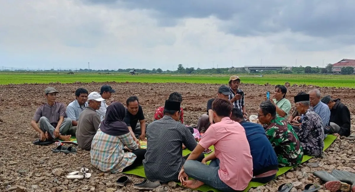 Pembangunan KDKMP di Kelurahan Petarukan Dimulai, Danramil Petarukan Pimpin Doa Bersama