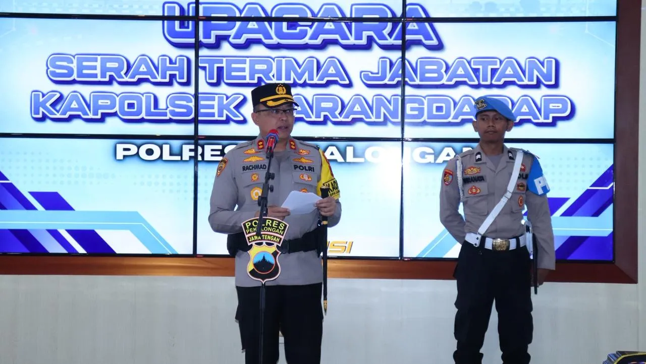 Sertijab Kapolsek Karangdadap: AKP Sumianto Resmi Menjabat, Kapolres Pekalongan Tekankan Sinergitas Forkopimcam