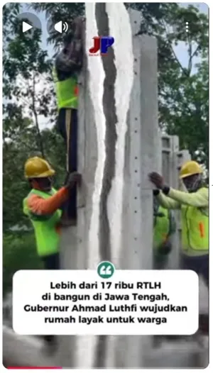 Lebih dari 17 Ribu RTLH Dibangun di Jawa Tengah, Gubernur Jawa Tengah Wujudkan Rumah Layak untuk Warga