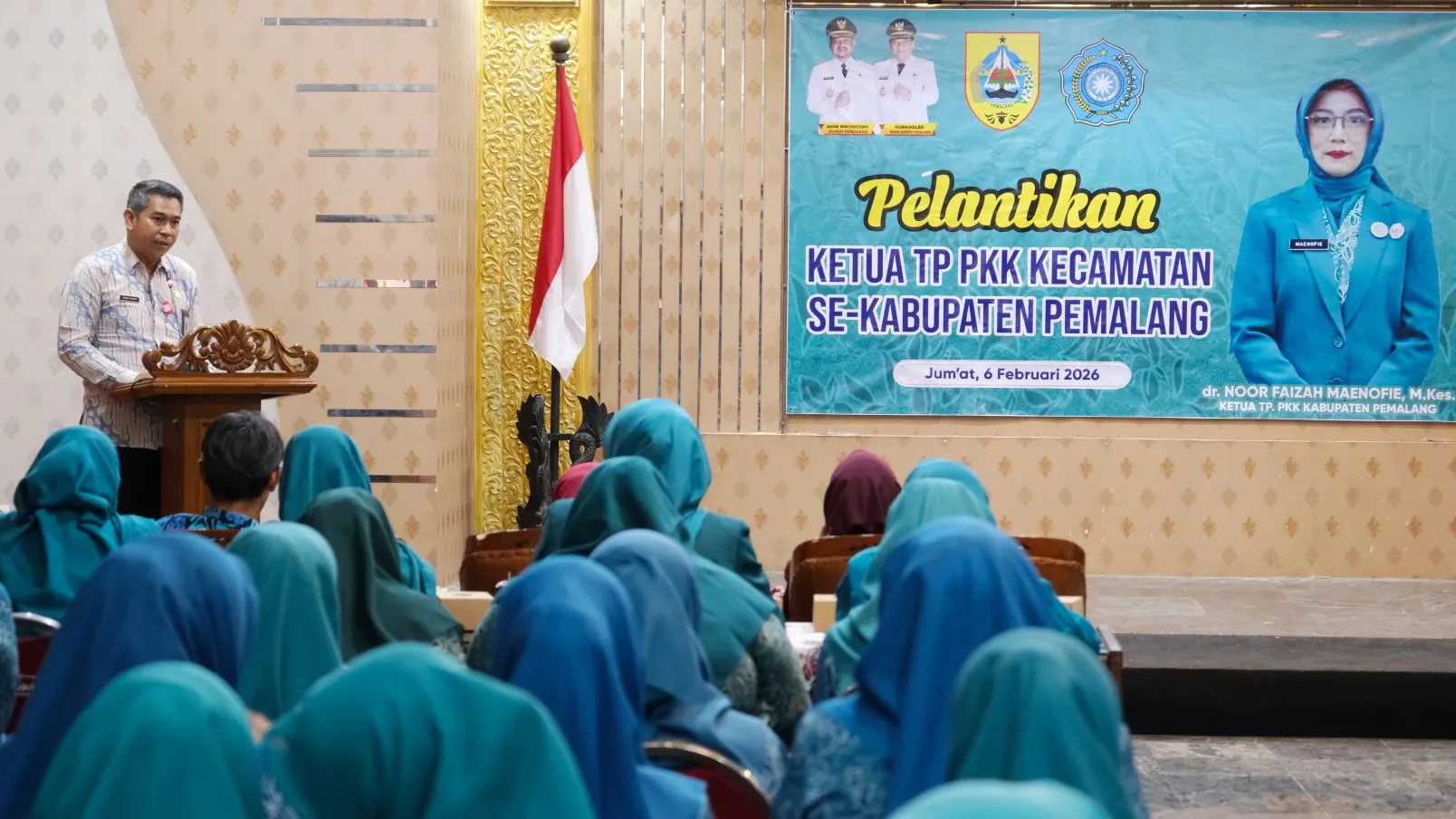 Bupati Pemalang Minta TP PKK Pemalang Perkuat Koordinasi dengan Pemerintah Daerah