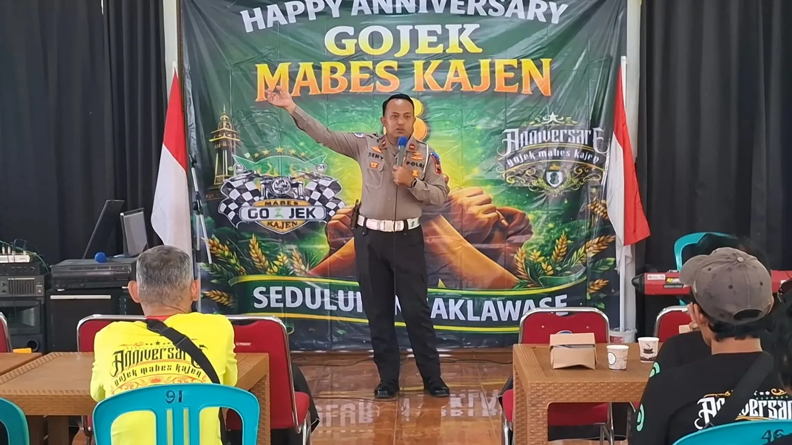 Edukasi Driver Ojol di Hari Jadi ke-8, Satlantas Polres Pekalongan Gaungkan Pesan Keselamatan Candi 2026