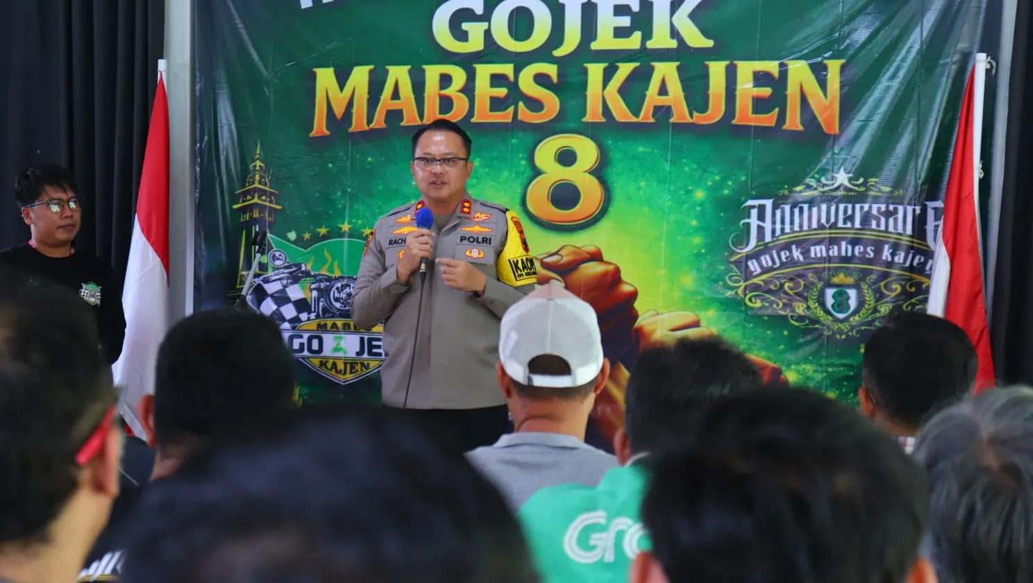 Eratkan Sinergitas, Kapolres Pekalongan Hadiri Anniversary ke-8 Mabes Gojek Kajen