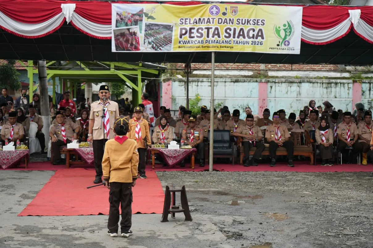 Pesta Siaga Kwarcab Pemalang, Bupati Anom Pimpim Doa Bersama untuk Korban Longsor Jojogan