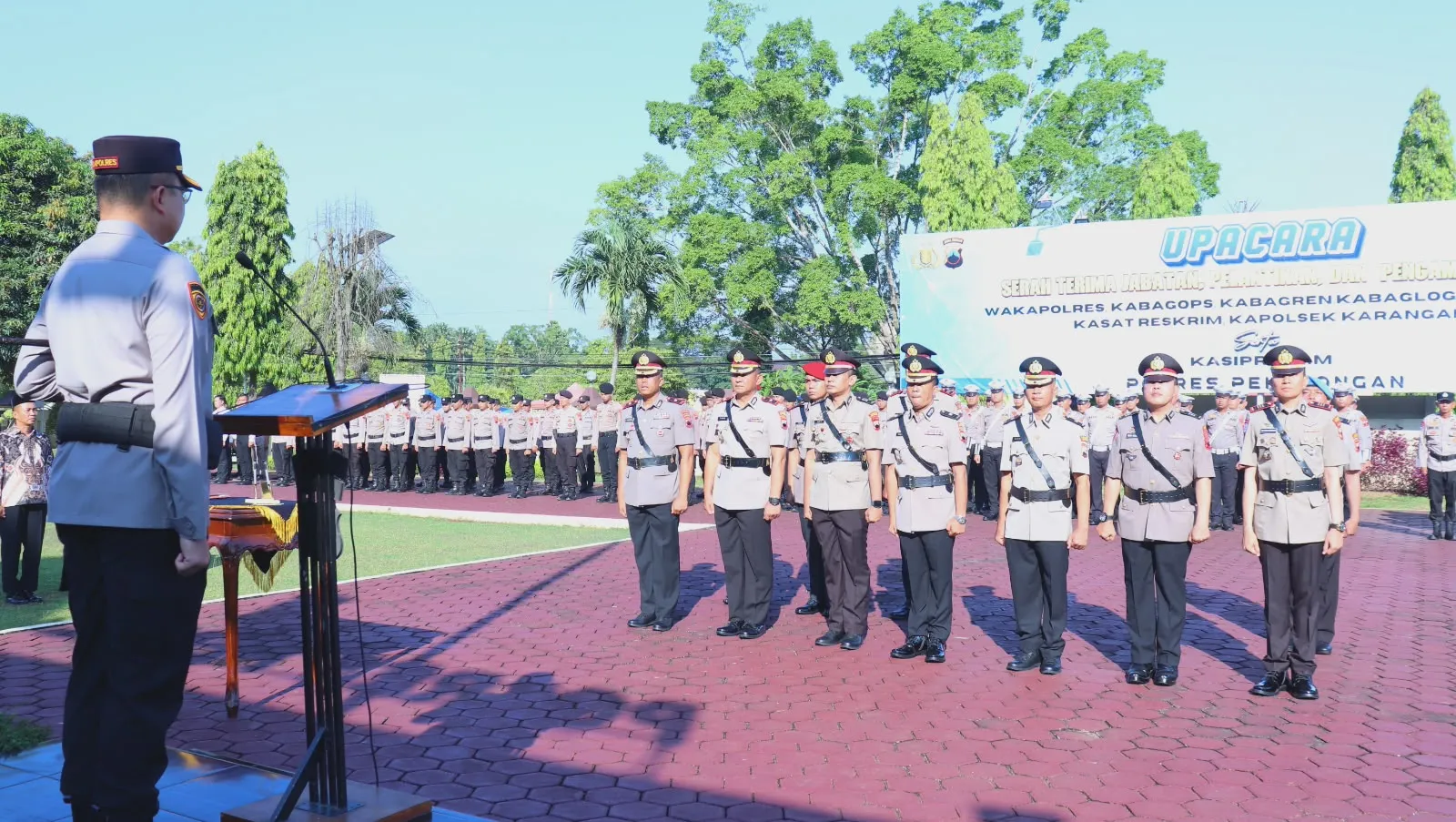 Rotasi Jabatan di Polres Pekalongan, Sejumlah Perwira Tempati Posisi Baru