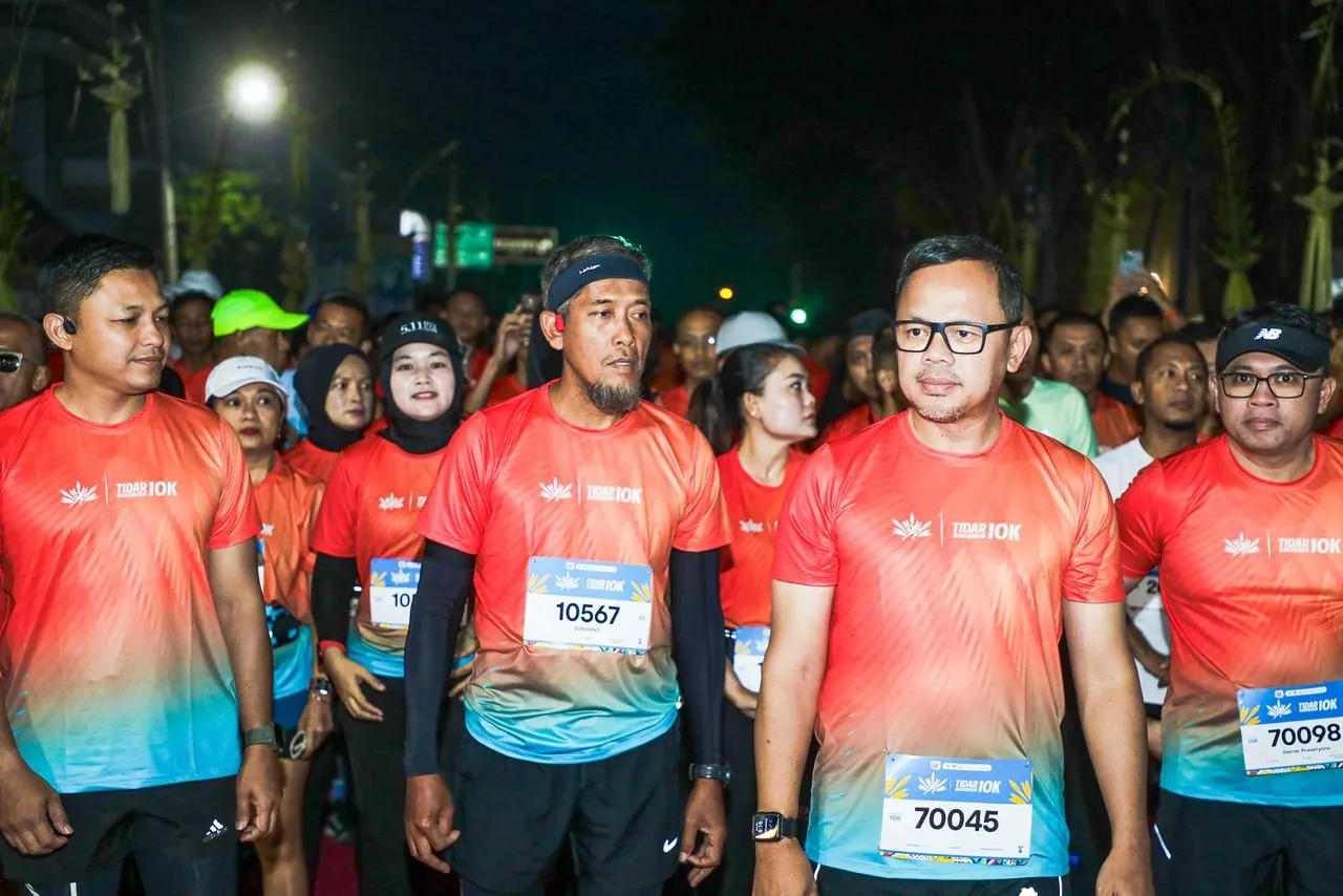 Lautan Runner Padati Magelang, Tidar Borobudur 10K Berlangsung Meriah