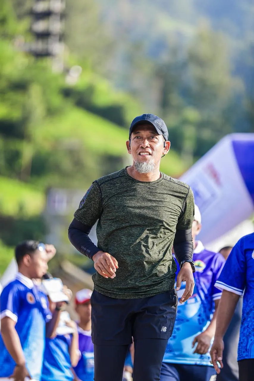 Ribuan Guru dan Tendik Ramaikan Fun Run Bareng Sekda di Selo Boyolali