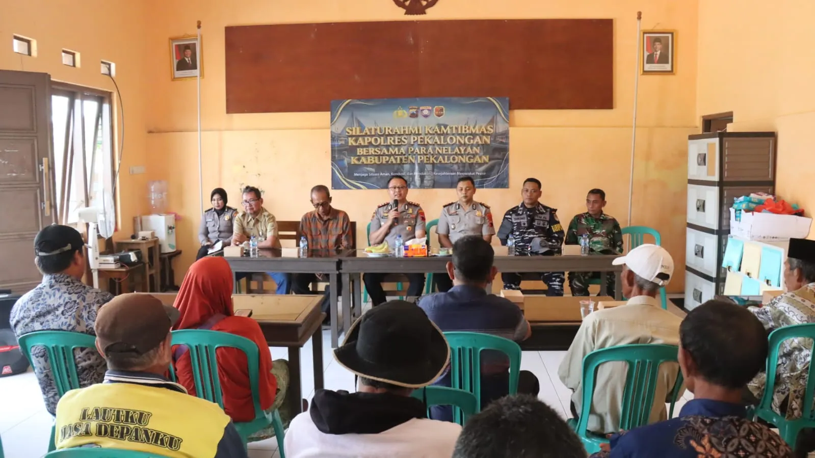 Silaturahmi Kamtibmas, Kapolres Pekalongan Bangun Sinergi dengan Nelayan