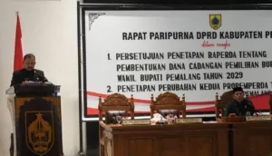 DPRD Pemalang Gelar Rapat Paripurna, Dana Cadangan Pilkada 2029 Resmi Disahkan